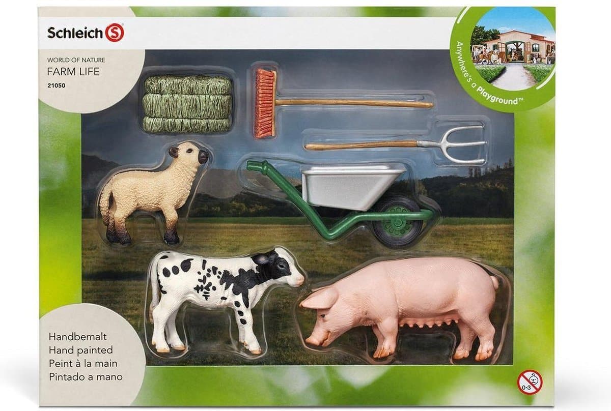 Ensemble de soins de vie de la ferme