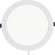 Varnalux panneau led downlight 12w blanc 6000k basic ø175mm - 9000090