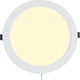 Varnalux panneau led downlight 6w blanc 4000k basic ø118mm - 9000050