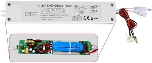Unité de secours Varnalux pour panneaux LED 18-80w - 5417920