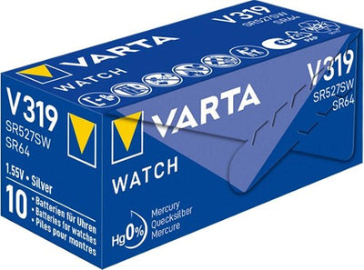 Varta 319 SR64 10 pièces en boîte