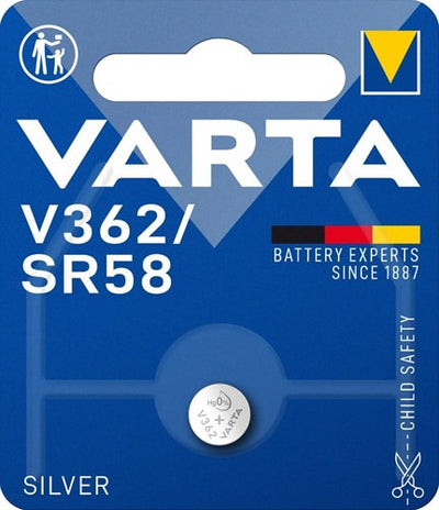 Varta 362 SR58 par pièce sur blister 2913500