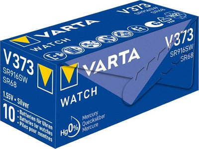 Varta 373 SR916 10 pièces dans une boîte