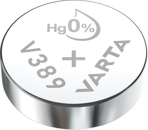 VARTA V389 KNOOP Cell Battery Silver