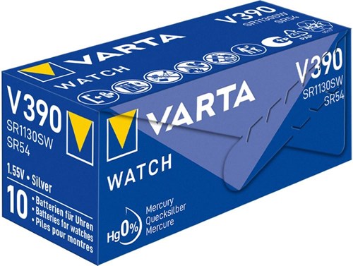 VARTA V390 BOUTON BATTERIE SILLE