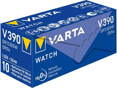 VARTA V390 BOUTON BATTERIE SILLE