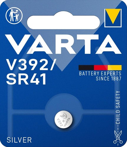 Varta 392 SR41 par pièce sur blister 2913560