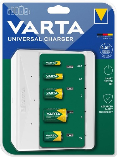 Chargeur de batterie Varta universel - sans piles - 3512397