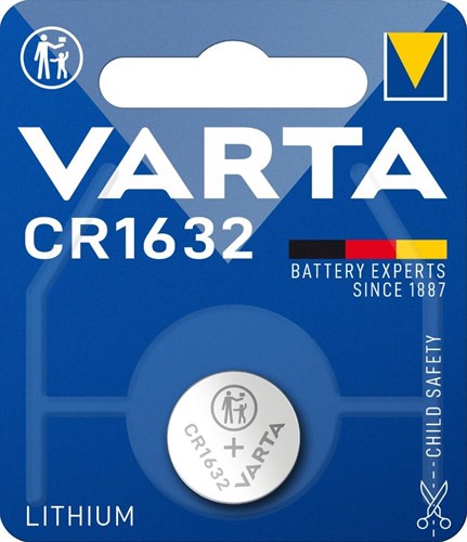Batterie de cellules de bouton Varta CR1632 Lithium 3V