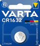Batterie de cellules de bouton Varta CR1632 Lithium 3V