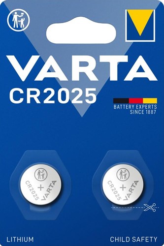 Varta CR2025 Batteries de cellules Knoop 2 pièces