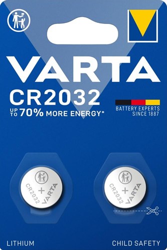 Varta CR2032 Batteries de cellules Knoop 2 pièces