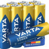 Varta Battery AA 4 + 4 Alcaline Longlife Power