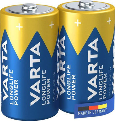 VARTA C LR14 ROLE ANGLAISE alcaline par 2 pièces sur la carte