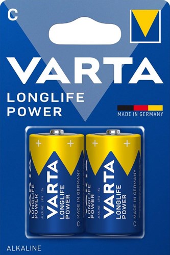 VARTA C LR14 ROLE ANGLAISE alcaline par 2 pièces sur la carte