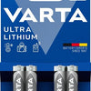 Varta lithium aaa 1,5 volts blis4 3015410