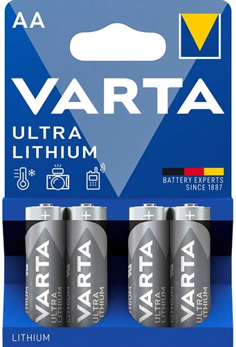 Batt of Ultra lithium aa krt a 4