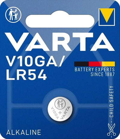 Varta lr54 v10ga par pièce sur blister 2913522