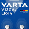 Varta Battery V13GA 2 morceaux de cellule bouton