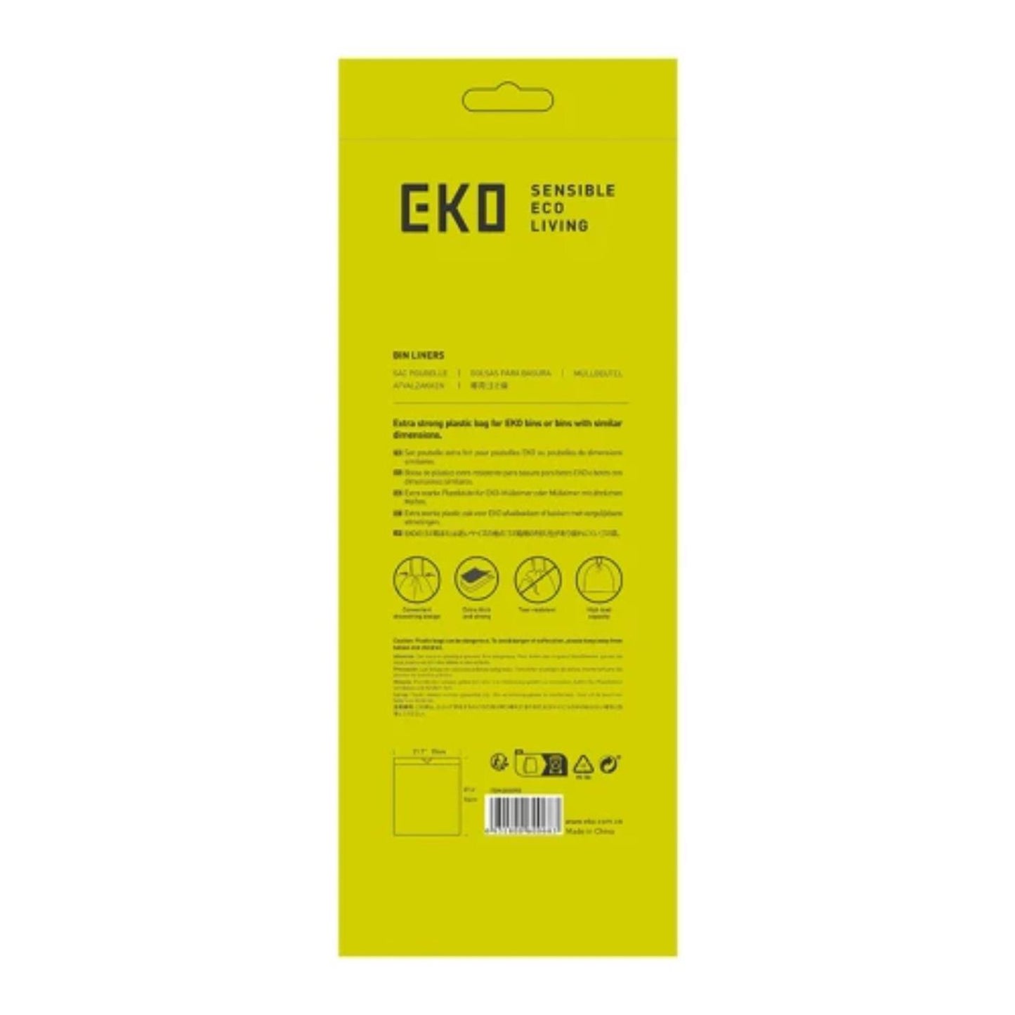 Eko Eko Sac de déchets Type E 25-35 litres Rouleau avec 12 sacs à déchets