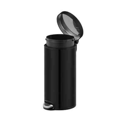 Poubelle à pédale Eko sereine 30l noir mat