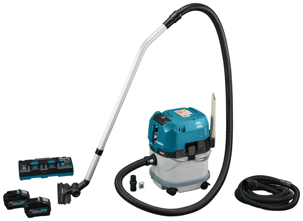 Makita vc004glt21 | Aspirateur 40v max | ensemble | 5,0 Ah | aws-vc004glt21