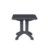 Table Grosfillex vega 80x80cm anthracite