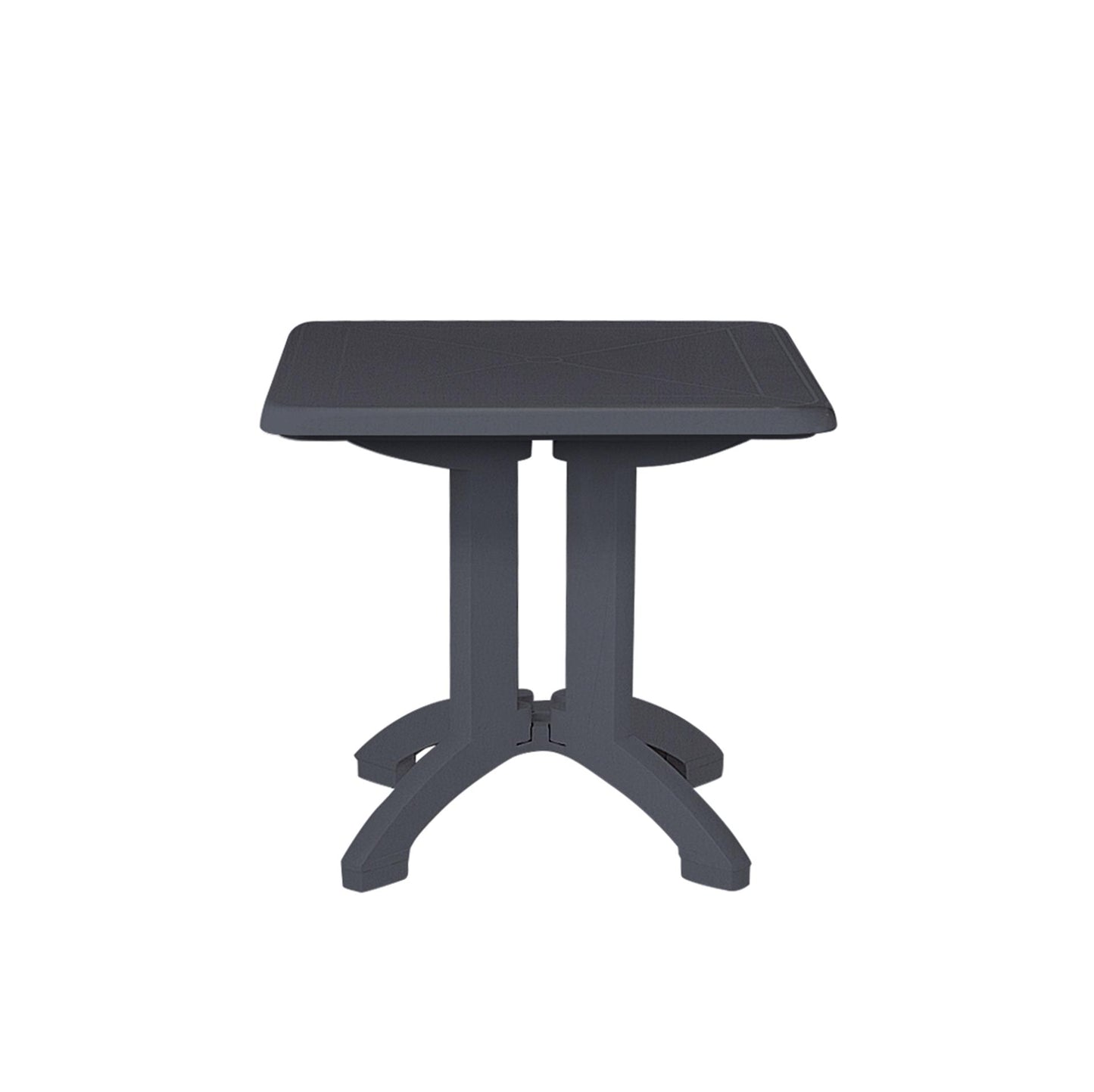Table Grosfillex vega 80x80cm anthracite