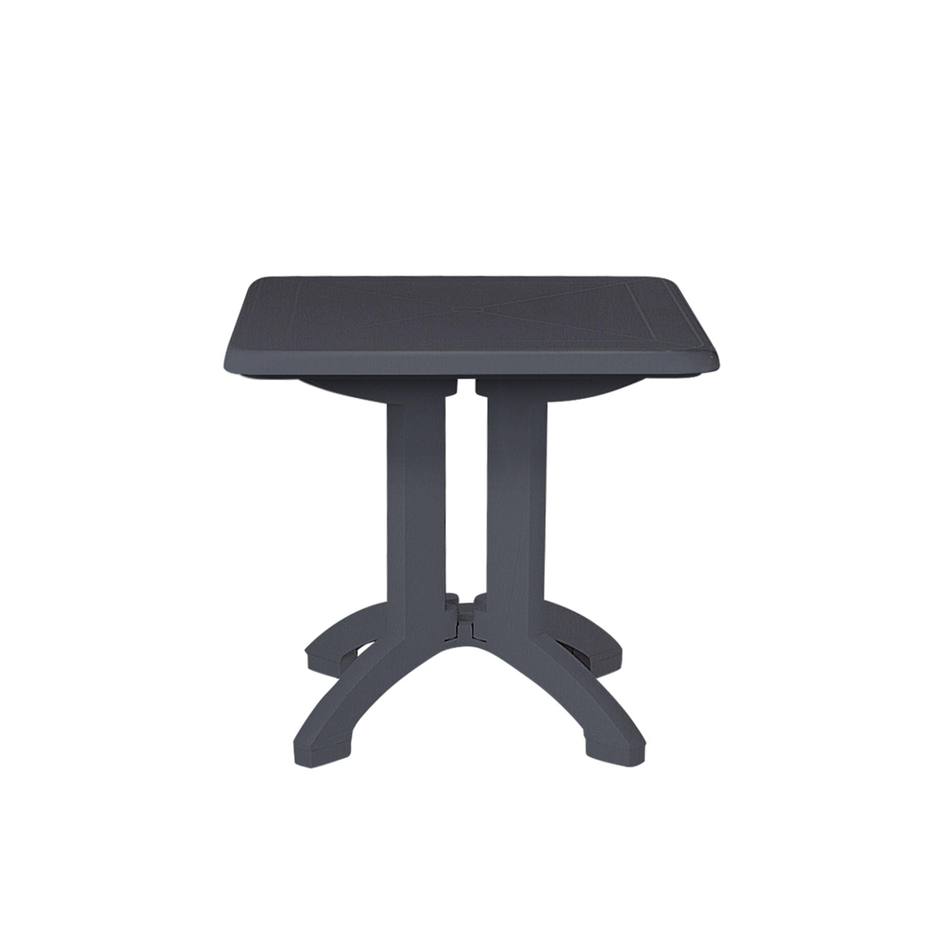 Table Grosfillex vega 80x80cm anthracite
