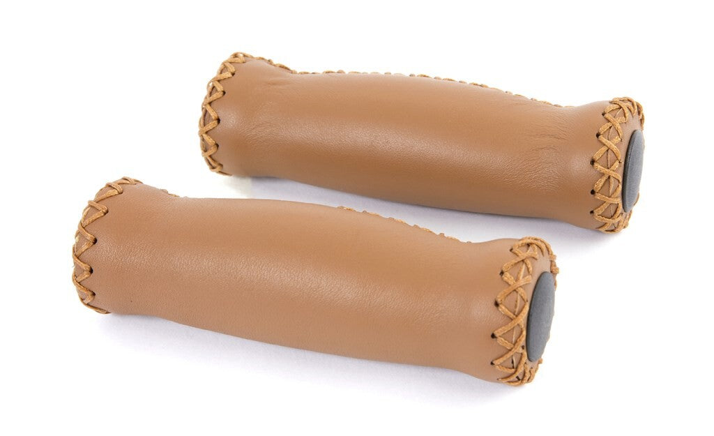 Velo Handle Leather 128mm Brown - souple, régulateur d'humidité, amortissant