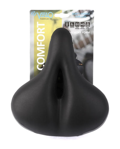 Velo Saddle Plush Touring Saddle Dames Mousse à Mémoire 3016075MF