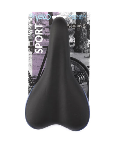 Selle Velo Plush Sport VL-3011 bleu noir