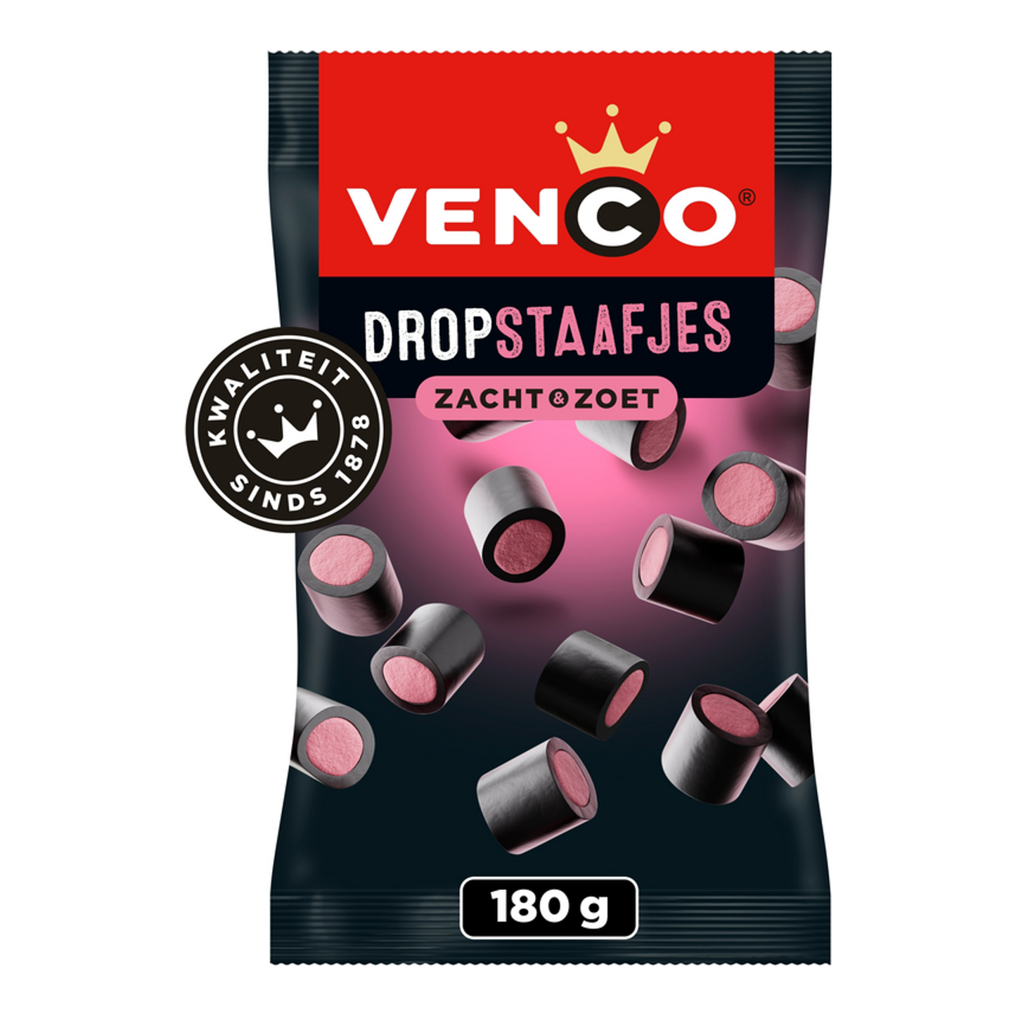 Sachet de bâtonnets de réglisse Venco (12x 180 gr)
