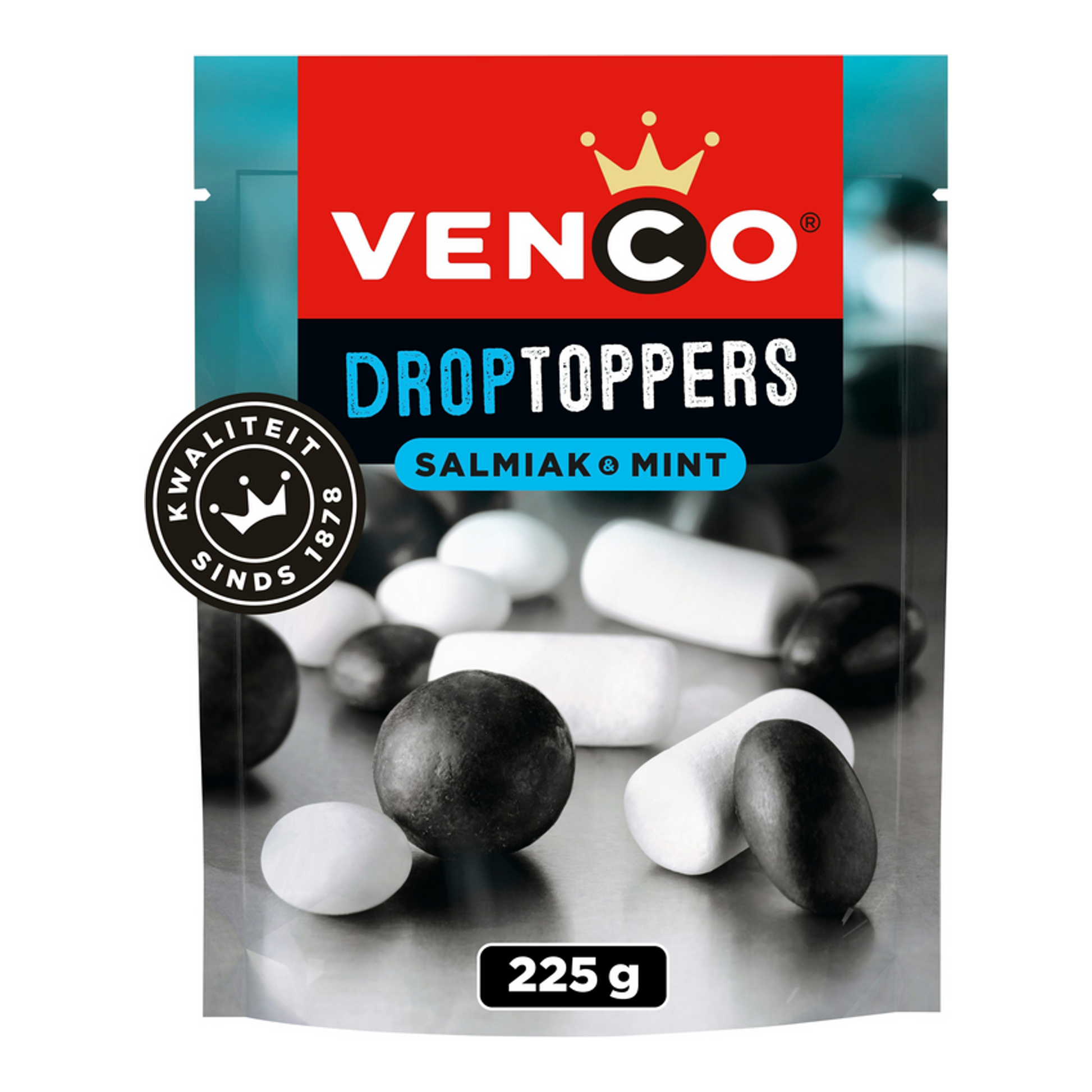 Venco drop toppers menthe salmiak (10x 225gr)