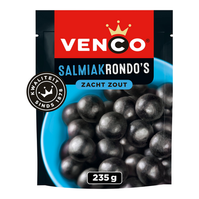Pochette debout Venco salmiak rondo (10x 235gr)