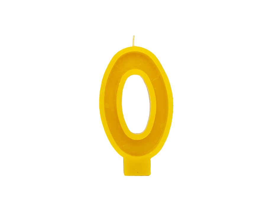 Numéro de bougie d'anniversaire Kalina 0