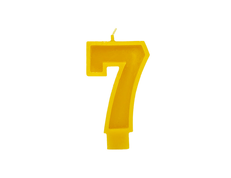 Bougie d'anniversaire Kalina numéro 7