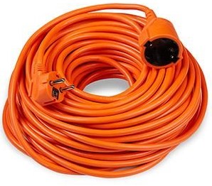 Rallonge | pvc | orange | 2x1,5qmm | 20m | techniques