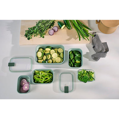 Mepal boîtes de conservation alimentaire easyclip 3 pièces sauge