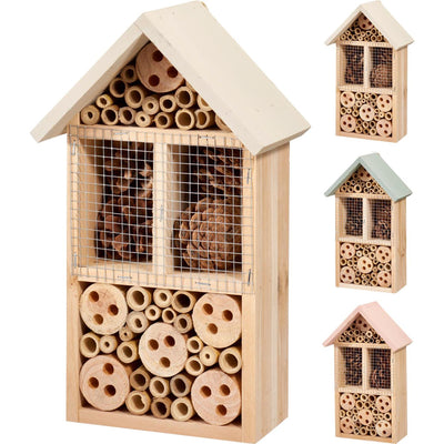 Hôtel à insectes de jardin Pro 17x10x29cm