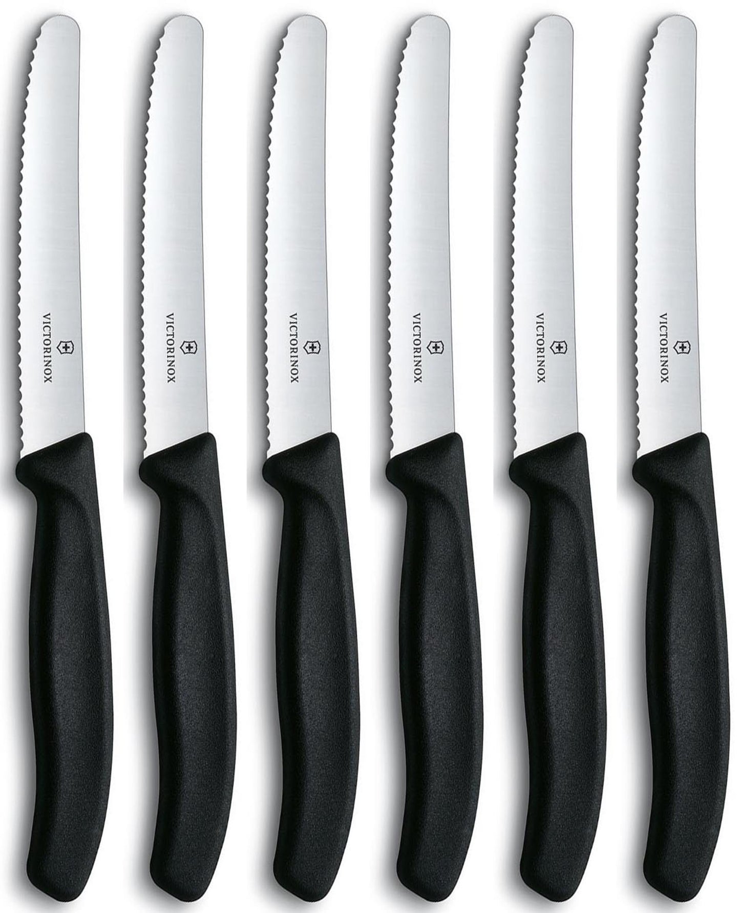 Couteaux de table Victorinox dentelés paquet de 6.