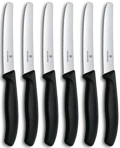 Couteaux de table Victorinox dentelés paquet de 6.