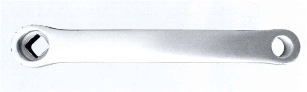 manivelle gauche Vinty 170 mm argent