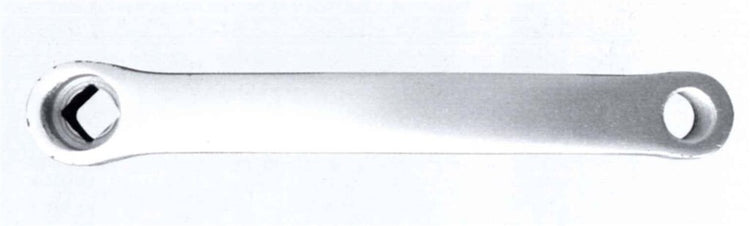 manivelle gauche Vinty 170 mm argent