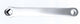manivelle gauche Vinty 170 mm argent