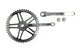 Jeu de pédalier avec spigot 46T 170 mm argenté