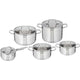 Ustensine de cuisine tefal Tefal virtuose ensemble en acier inoxydable de 10 pièces