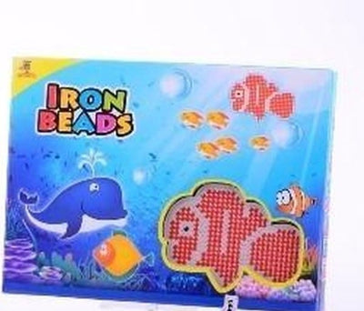 Perles de repassage de Cilgro avec 2 types d'exemples de poissons