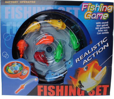 Jeu de poisson jouet des os avec 10 poissons, travaille sur des batteries