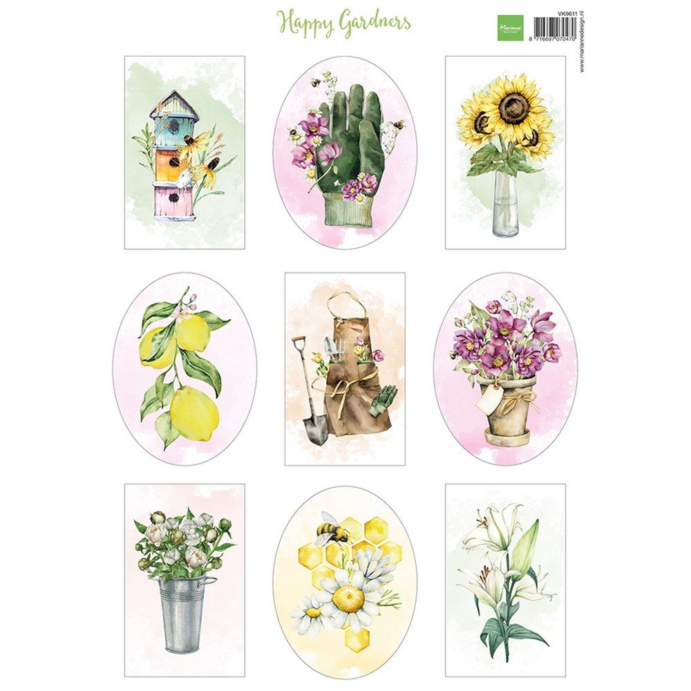 Marianne design • feuille découpée Happy Gardeners